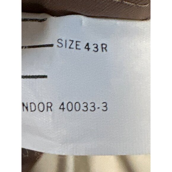 Stafford Mens Camel Blazer Size 43R Wool Jacket - Picture 6 of 11